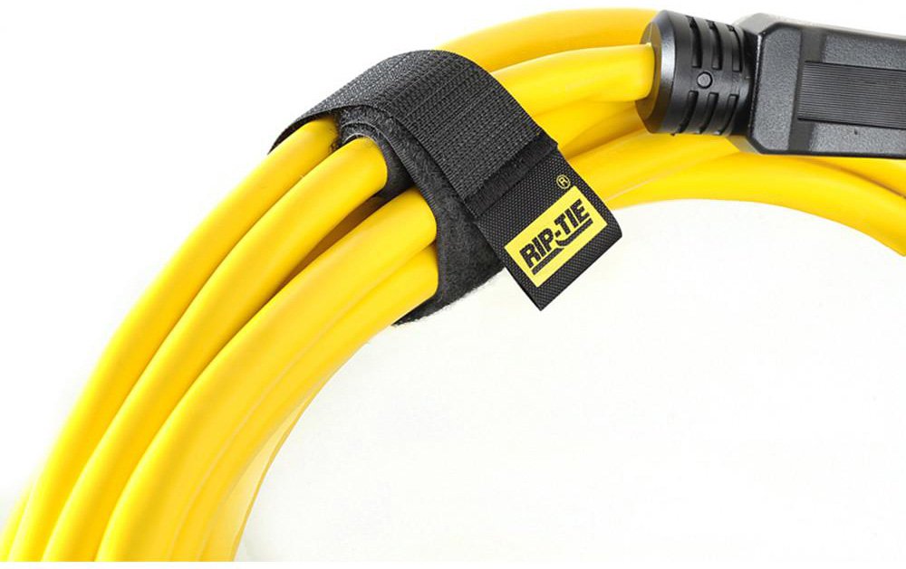 RT6-10 BN Cable Wrap, 1 x 6 in. - Brown - Pack of 10