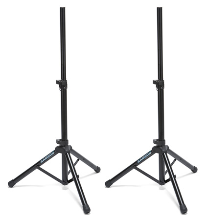 Picture of Samson Technologies SAM-SP50P Aluminum Speaker Stands with Locking Latch in Carry Bag - Pair