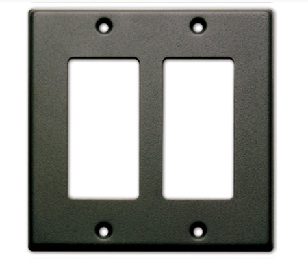 RDL-CP-2B Double Cover Plate - Black