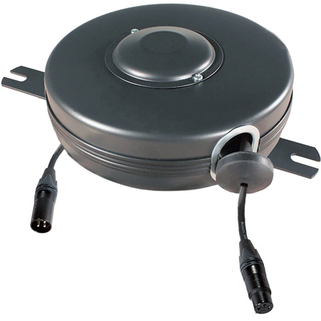 SN-XLR-21-S 19 ft. Retractable Female XLR Cable Reel - Black