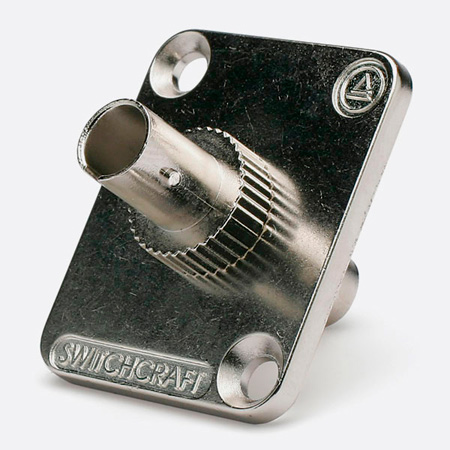 SW-EHST2 Singlemode ST Fiber Optic Chassis Mount Feed-Thru - Nickel