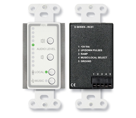 RDL-D-RCX1 Room Control for RCX-5C Room Combiner -  Radio Design Labs