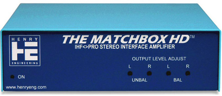 MATCHBOX HD Bi-Directional Stereo Level & Impedance Interface