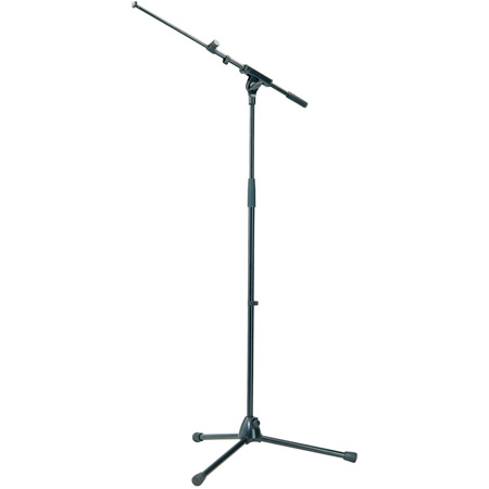 KM-21075-500-55 Microphone Stand with Telescopic Boom Arm - Black