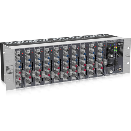BEH-RX1202FX Premium 12-Input Mic & Line Rack Mixer with XENYX Mic Preamplifiers British EQ & Multi-FX