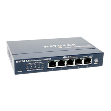 NG-GS105 5-Port Gigabit Ethernet Switch -  Netgear