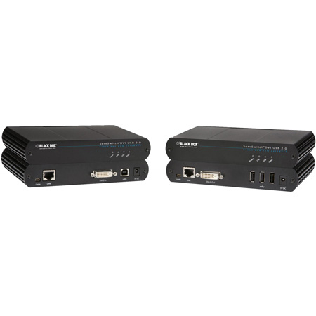 Picture of Black Box BBX-ACU1500A-R3 KVM Extender - DVI-D USB 2.0 Single-Access CATx