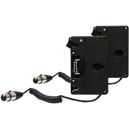Picture of Core SWX CSW-CORE-SUMOAG Double Gold Mount Kit with Coiled Powertap to XLR 4-Pin for Atomos Sumo