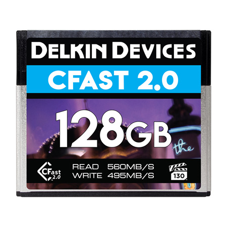 Picture of Delkin Devices DELK-DCFSTV128 128GB Cfast 2.0 Memory Card - VPG-130 Tested & Approved