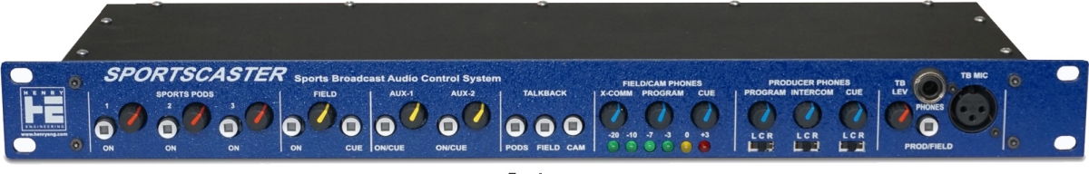 HE-SPORTSCASTER 1RU Broadcast Audio Control System