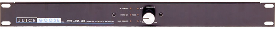 JG-RC5RM-RS Rackmount Knobswitch Control & Monitor - Rotary Switch for Remote Operation of a CQ Sequencer