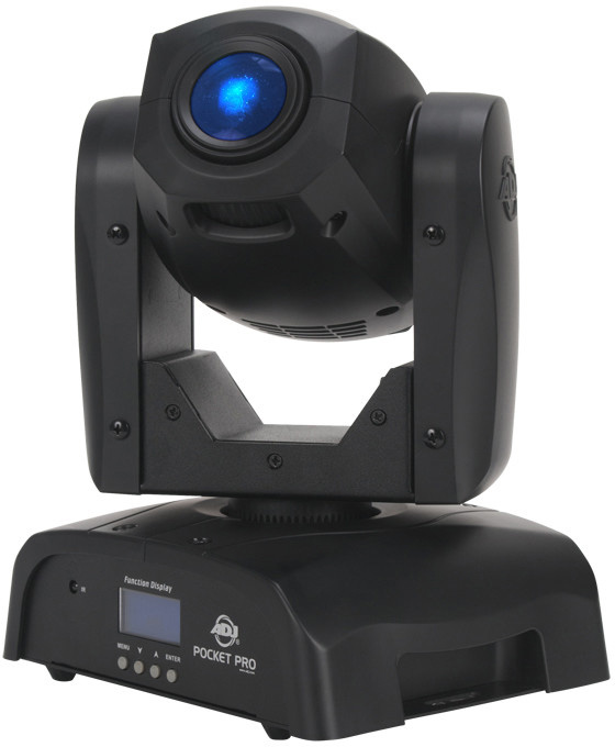 Picture of ADJ AMDJ-POC723 Pocket Pro Mini Moving Head with 25W LED Source Replaceable GOBOs & powerCON Power Input