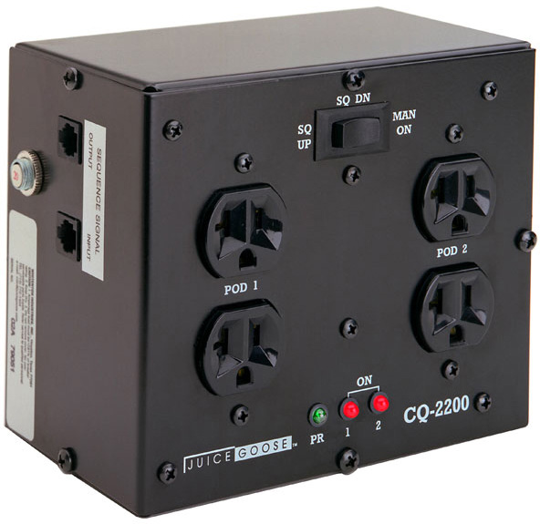 JG-CQ2200 Dual Sequenced 20A Power Distribution System with Remote Control Capability