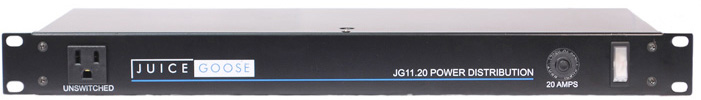 JG-JG11-0-20A 19 in. Rack Mounted Power Module - 11 Outlets & 20A Capacity