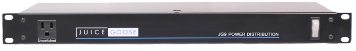 JG-JG9 19 in. Rack Mounted Power Module with 15 or 20A Capacity - 9 Outlets