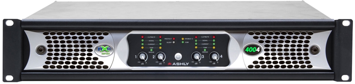 Picture of Ashly Audio ASH-NXE4004BD Amplifier Plus OPDante & OPDAC4 Option Cards