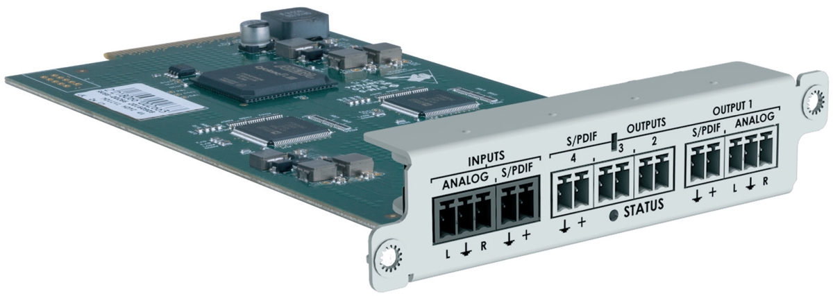 TV1-CMAUD2IN4OUT Audio Input & Output Module for CORIOmaster C3-540 & CORIOmaster C3-5-10