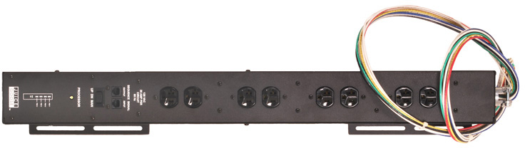 Four Circuit Sequenced 80A Power Distribution System with Remote Control Capability