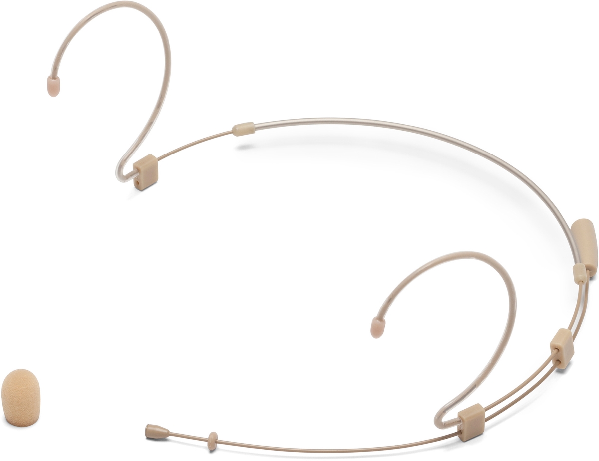 Omnidirectional Headset Microphone - Beige - Compact Design - Water-Resistant