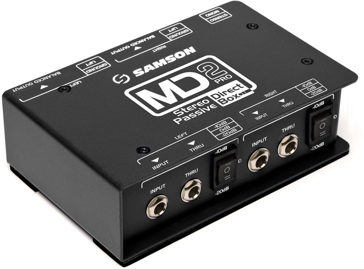 SAM-MD2-PRO Pro Professional Stereo Passive Direct Box