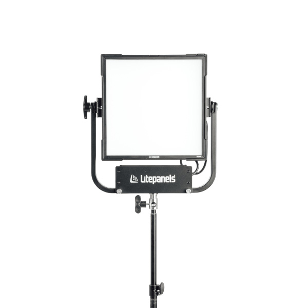 Picture of Litepanels LPAN-945-1301 Gemini 1x1 LED Full Soft Panel with Yoke & US Power Cable