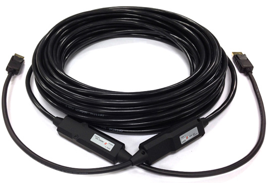 Picture of Foreseeson Custom Displays OPHI-DPM2-A010 10 m Displayport 1.2 Fiber Optic Cable, 4K UHD Up to 40 m