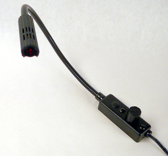LIT-L-7-18LED3UV Lampset 18 in. End Mount Gooseneck Console Light Mounting Kit with Power Supply