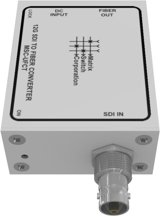 Picture of Matrix Switch MSC-UFCT 1 BNC Input & 1 SFP Output 12G-SDI Converter