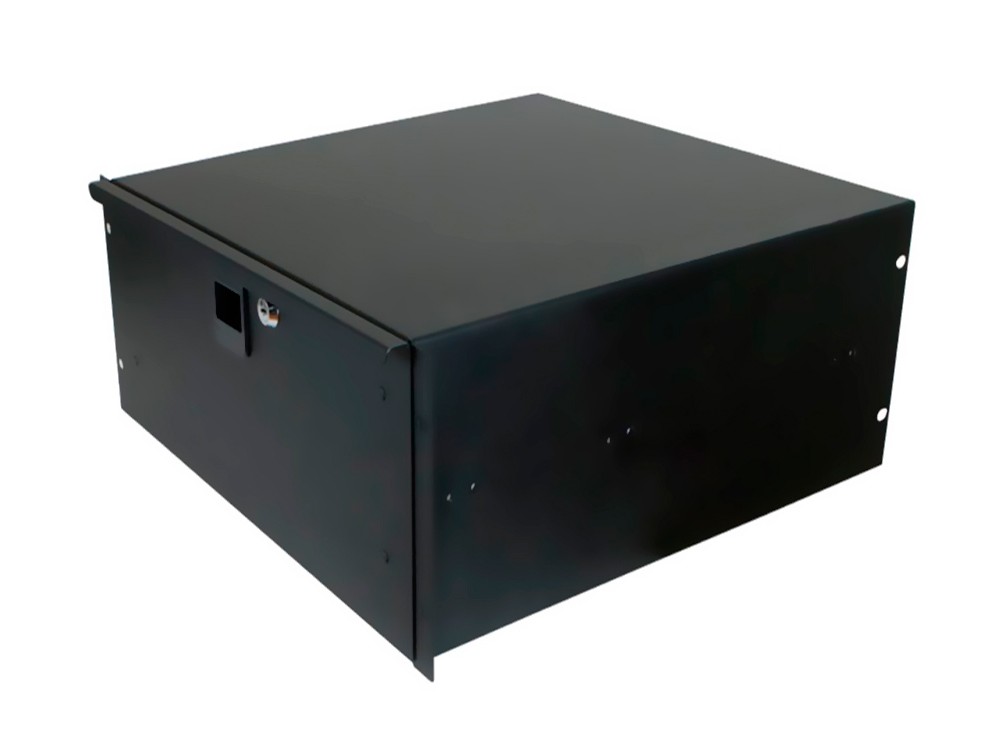 6RU Lockable Rack Drawer with Latch