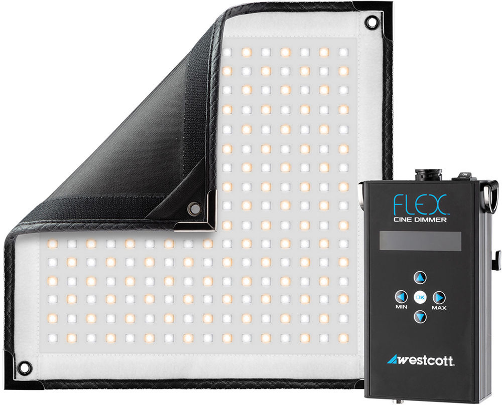 Picture of Westcott WES-7701 1 x 1 ft. Flex Cine Bi-Color Mat 1-Light Set