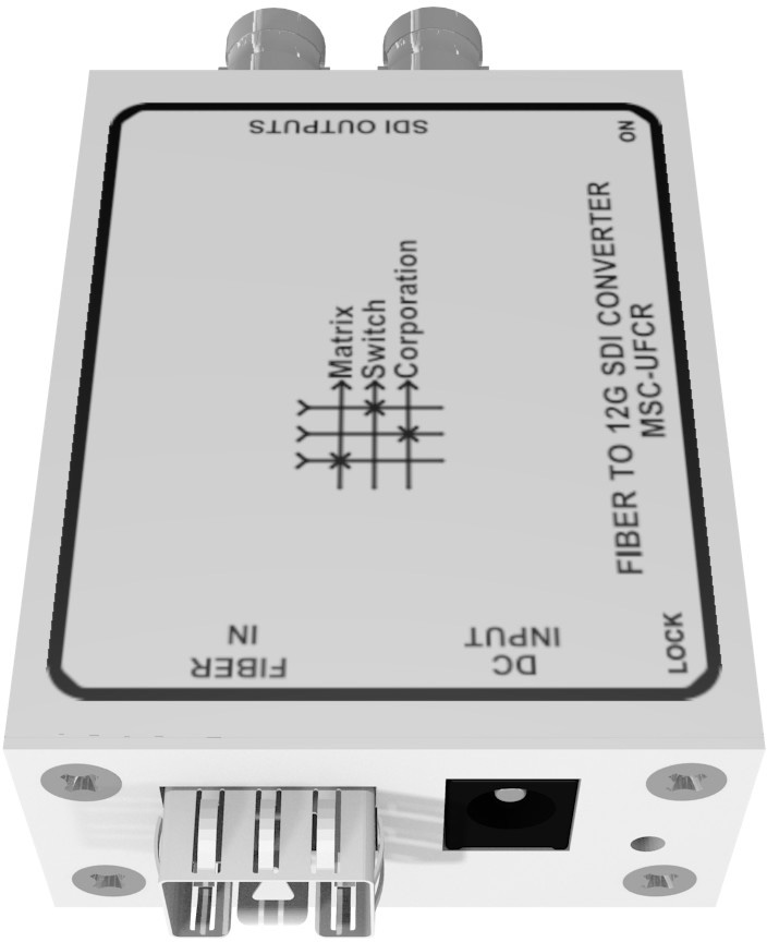 Picture of Matrix Switch MSC-UFCR 1 SFP Input 1 BNC Output 12G-SDI Converter
