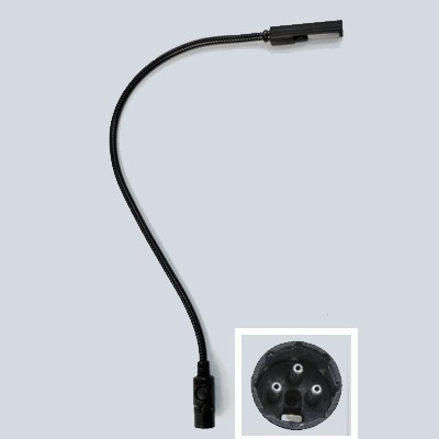 Picture of Littlite LIT-24XR-4-LEDML 24 in. 4 Pin XLR Gooseneck LED Console Light for Midas Pro2 Right Side