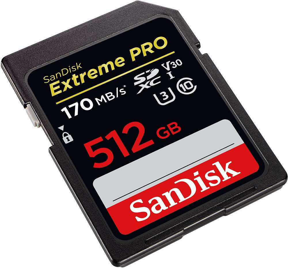 Picture of SanDisk SDSDXXY512GGN4IN 512GB Extreme Pro SDXC UHS-I Memory Card