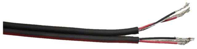 22 AWG Dual Balanced Audio Cable for Microphone & Line Level CMR, Black & Red -  ElectronelectrOn, EL1907340