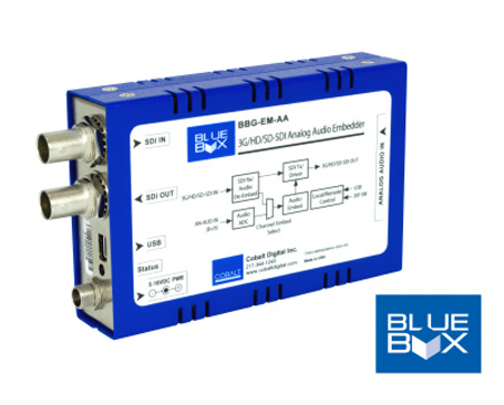 Picture of Cobalt Digital CB-BBG-EM-AA 3G&#44; HD & SD-SDI 8 Channel Analog Audio Embedder