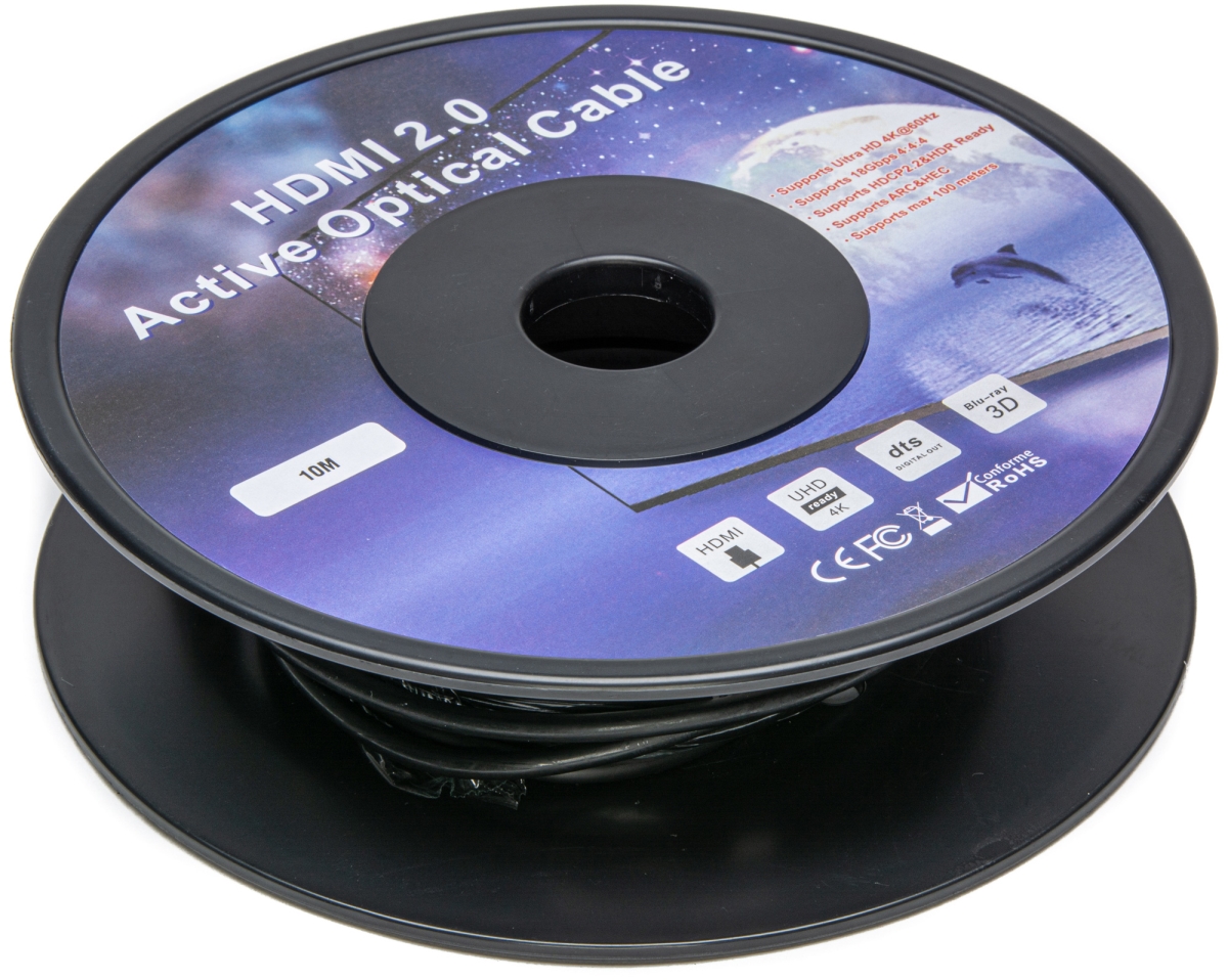 Picture of Connectronics CTX-AOC-HDMI-070 70 m 18 Gbps Active Optical Fiber 4K Ultra HD HDMI Cable
