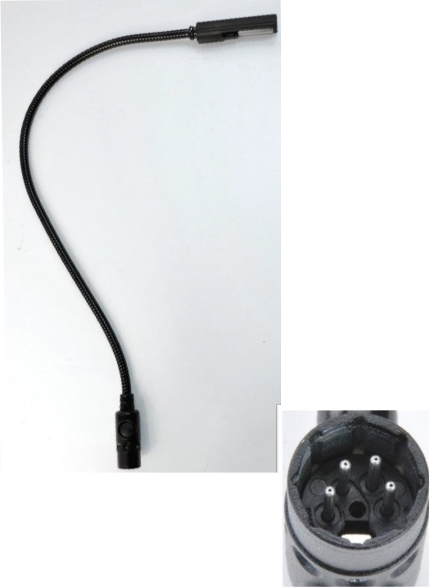 LIT-24X-4-LED 24 in. LED Gooseneck with 4-Pin XLR Connector