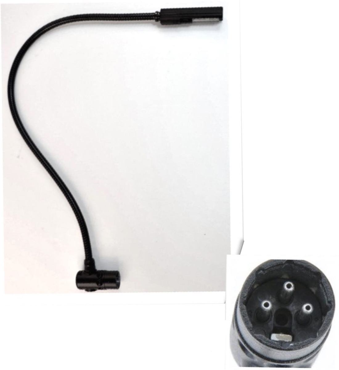 Picture of Littlite LIT-24XR-4LEDM32 24 in. Gooseneck LED Console Light with 4 Pin Right Angle XLR Connector for Midas 32 Console