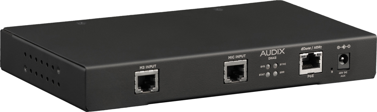 AUD-DN43 Dante AES67 Interface for M3 Plus Single Element Mic