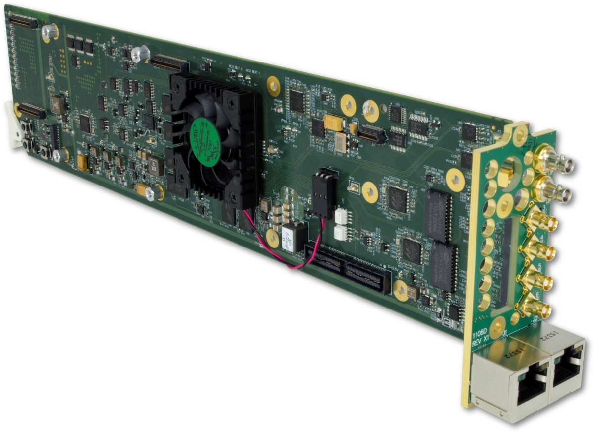 Picture of Cobalt Digital CB-RM20-9904-D-H Single Width 20-Slot OpenGear Frame Rear Input & Output Module for 9904 Cards