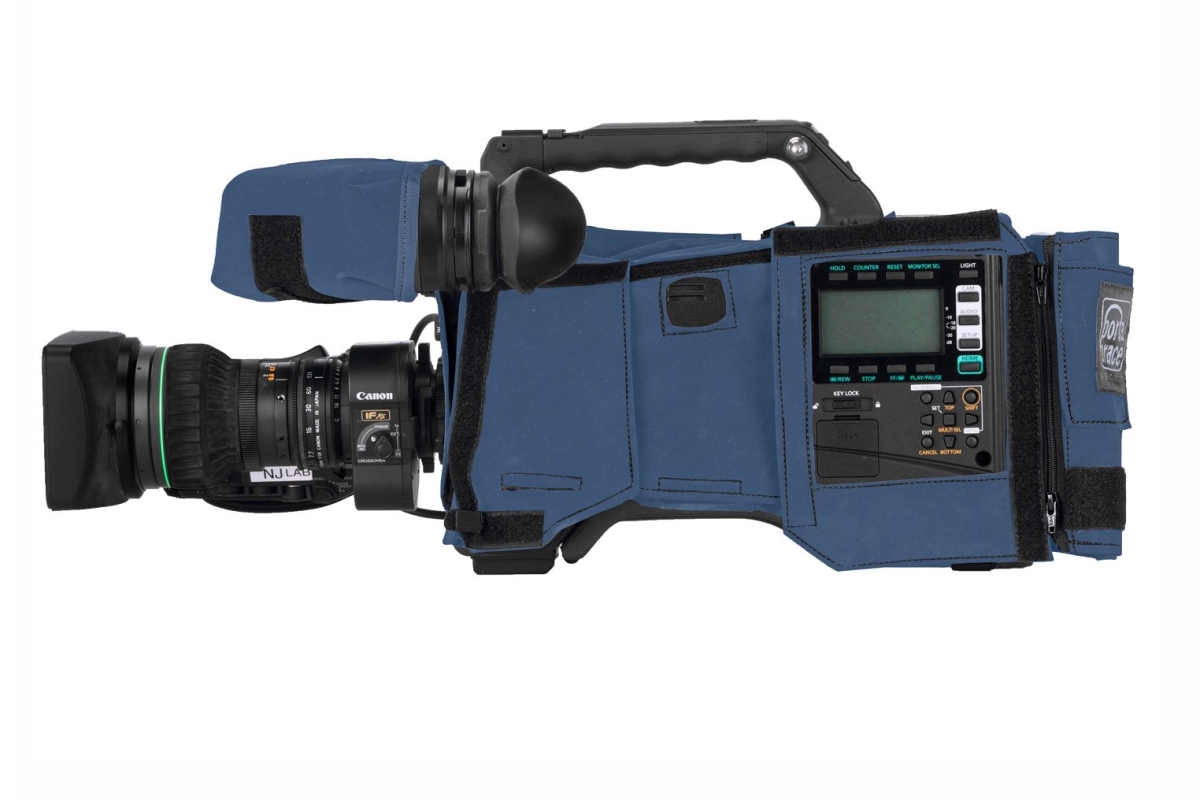 Portabrace PBR-SC-HPX600 Shoulder Case for Panasonic AG-HPX600 - Blue