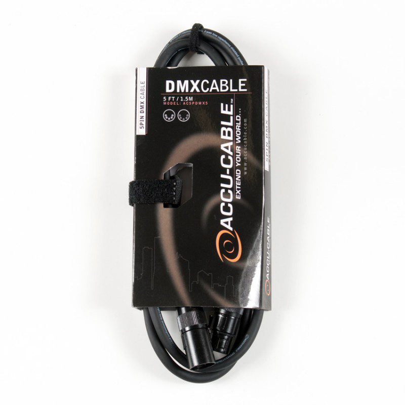 Picture of Accu-Cable AC5PDMX100 5 Pin DMX Cable - 100 ft.
