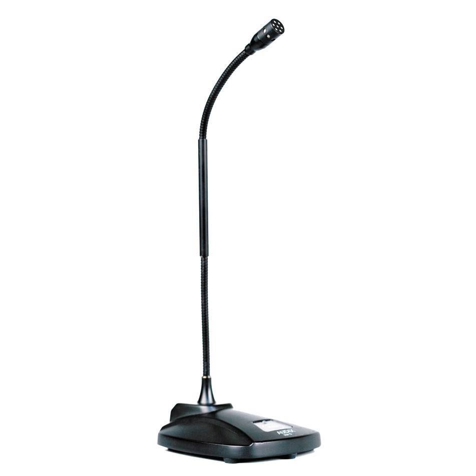 AUD-USB12 USB Desktop Condenser Microphone with Gooseneck, Black
