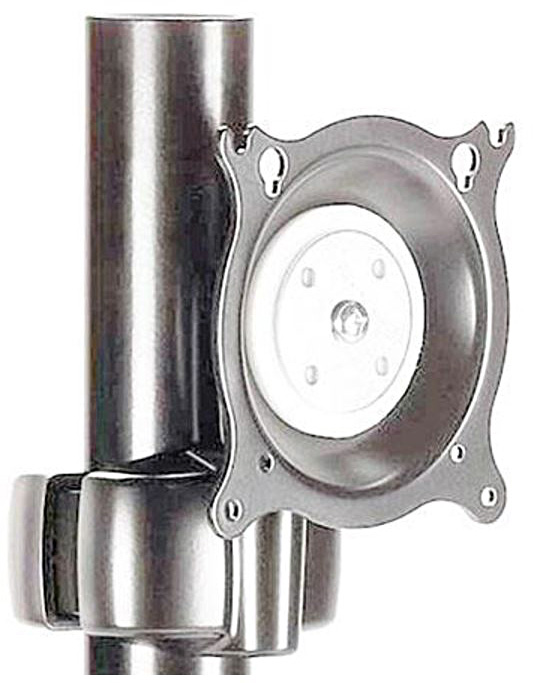Pivot & Tilt Pole Mount - Silver