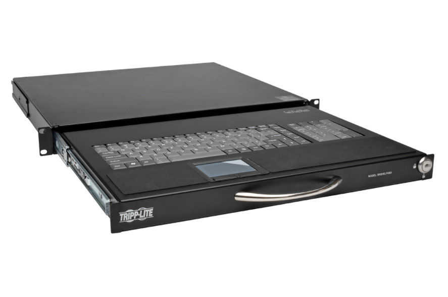 Tripp Lite TRL-SRSHELFKBD SmartRack 1U Rackmount Keyboard with KVM Cable Kit
