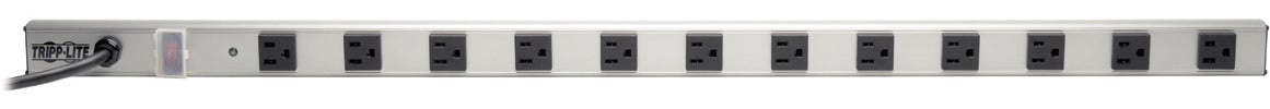 Tripp Lite TRL-SS3612 12-Outlet Power Strip with Surge Protection 15 ft. Cord 1050 Joules - 36 in.