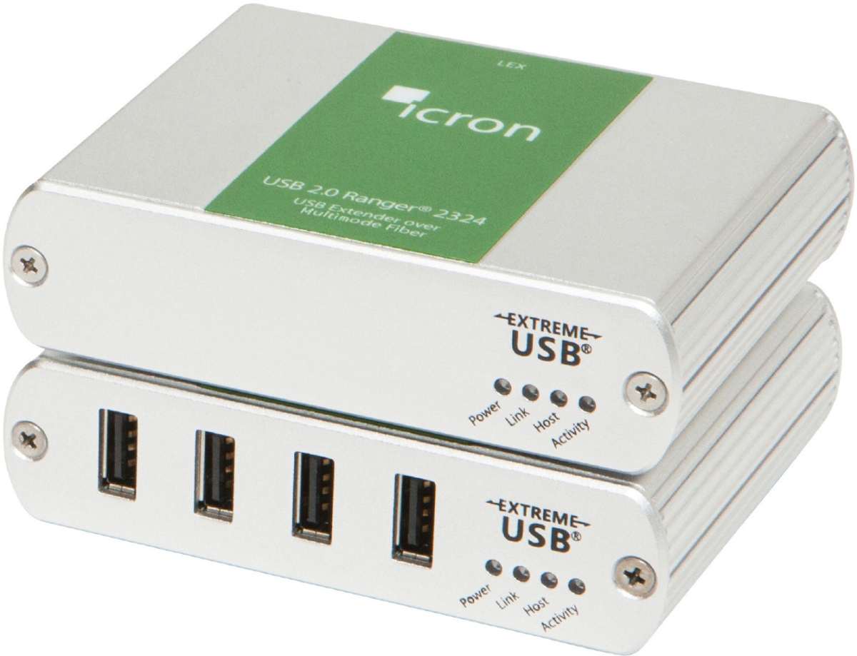 Picture of Icron ICR-2324 Ranger USB 2.0 Four-port Multimode Fiber Extender - 500 m
