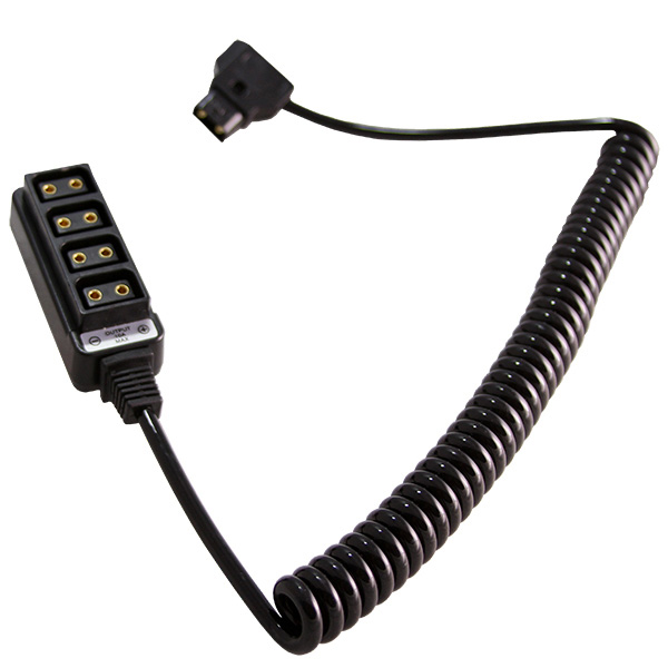 INDI-PTC4WS 20-36 in. 4-Way D-Tap Splitter Cable Converter-Coiled Cable Cable