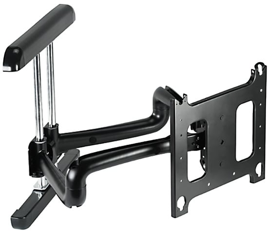 42-71 in. Flat Panel Dual Swing Arm Wall Mount, Black