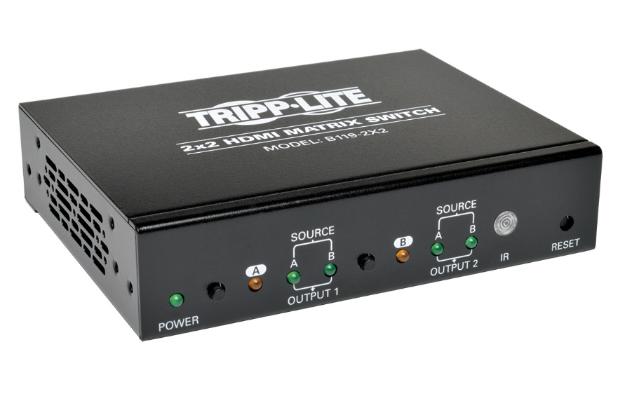 Picture of Tripp Lite TRL-B119-2X2 2 x 2 HDMI Matrix Switch for Video & Audio 1920x1200 at 60Hz & 1080p